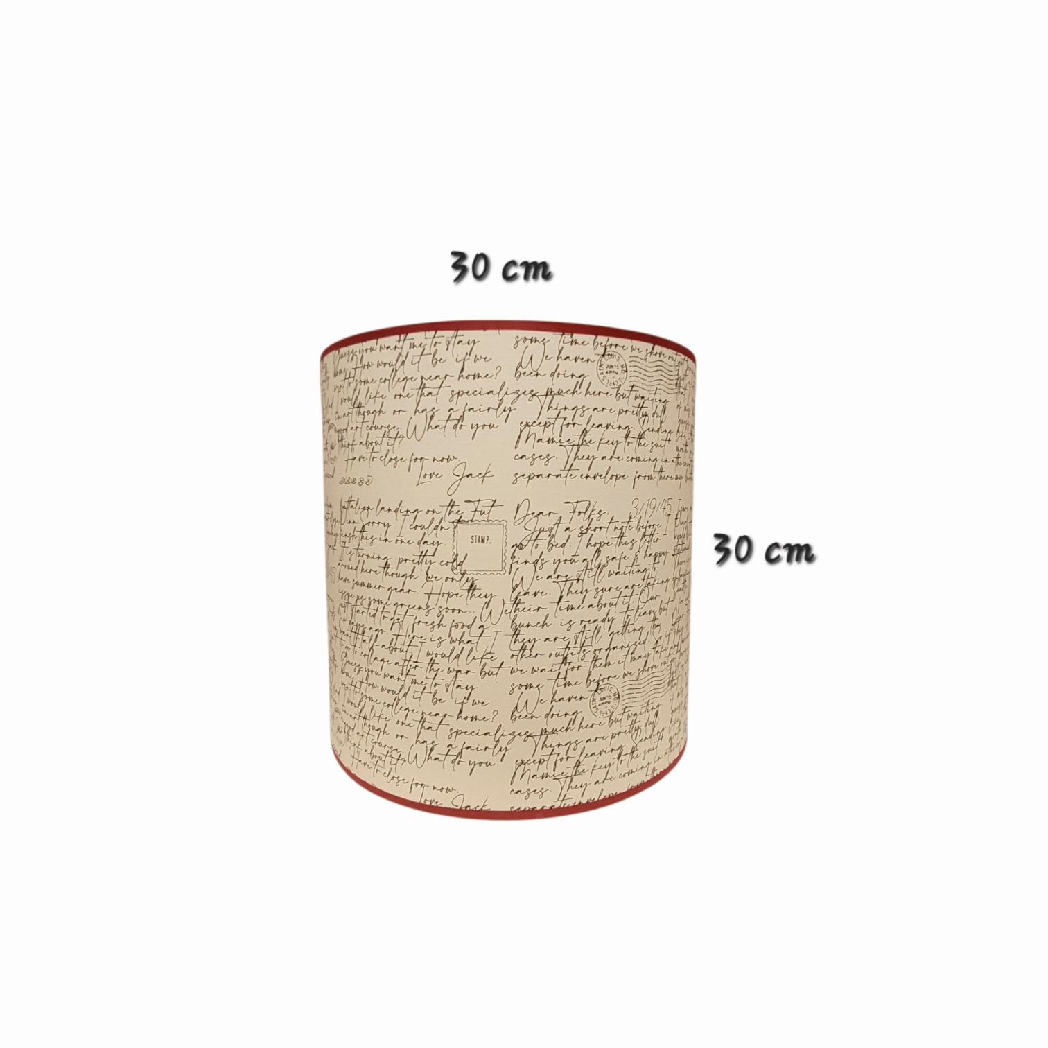 Whispered Words Lampshade Whispered Words Lampshade